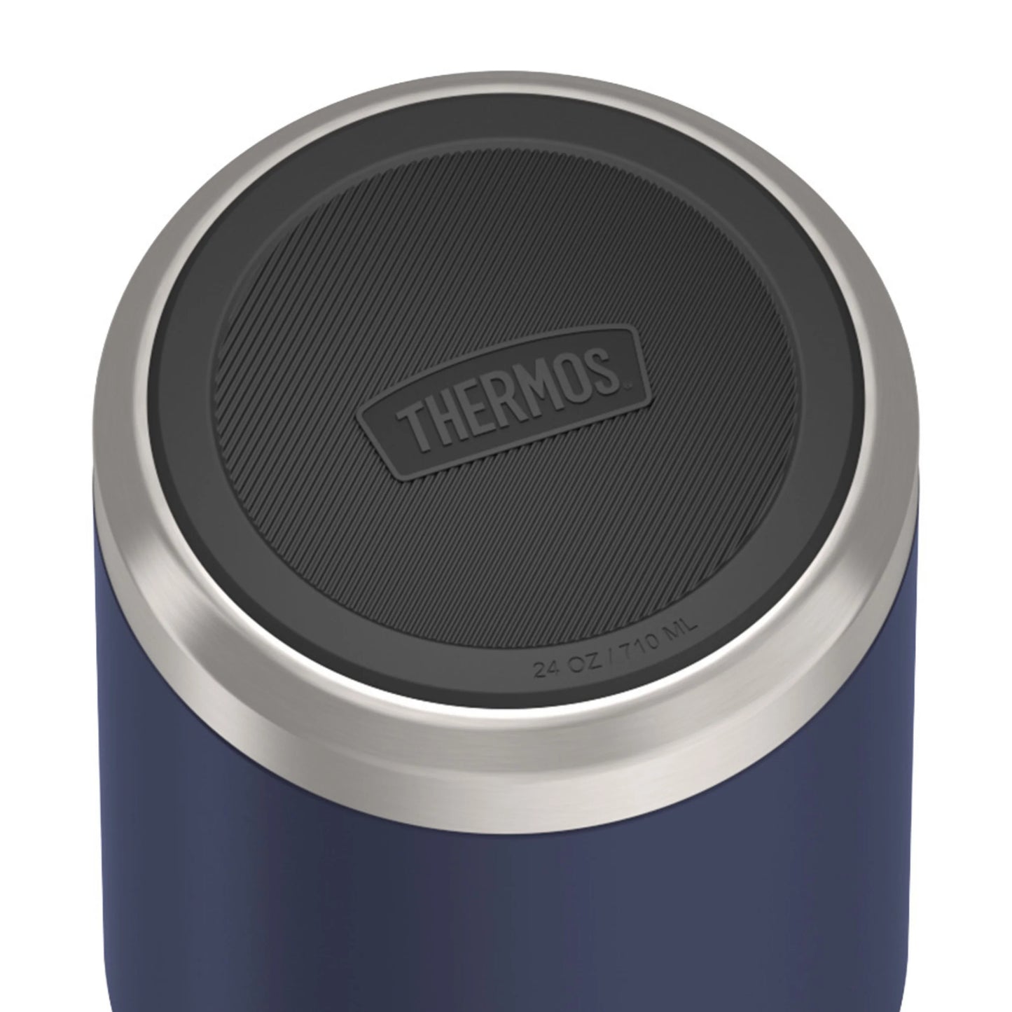 Stainless Steel Insulated Food Jar with Spoon, 24Oz, Mystical Navy