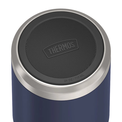 Stainless Steel Insulated Food Jar with Spoon, 24Oz, Mystical Navy