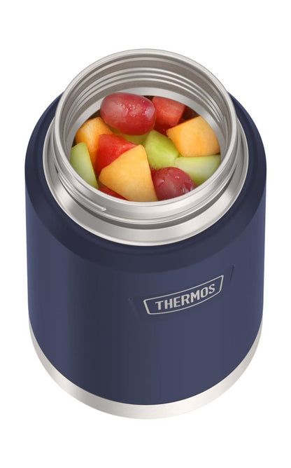Stainless Steel Insulated Food Jar with Spoon, 24Oz, Mystical Navy