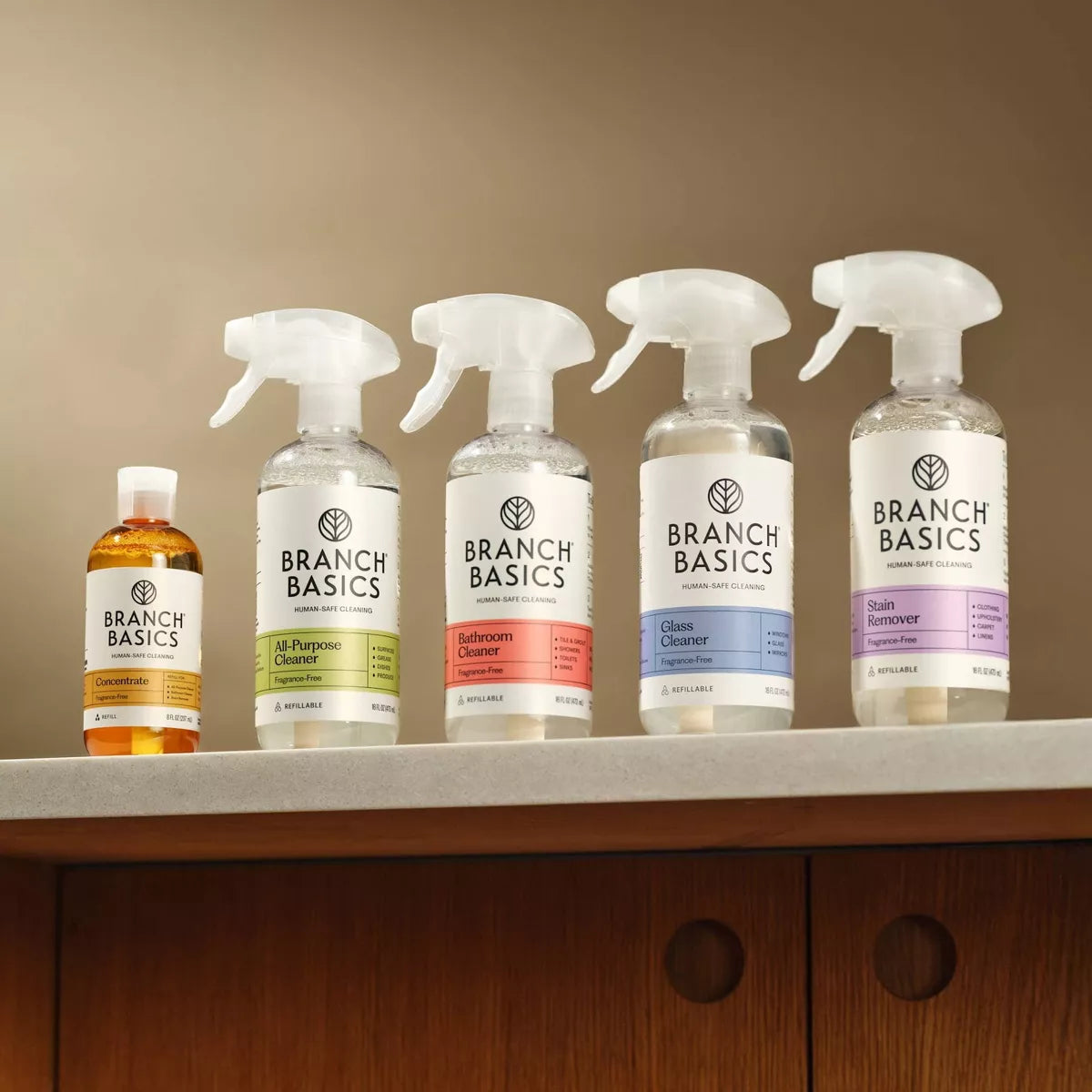 Branch Basics Fragrance-Free Stain Remover - 16 Fl Oz: Paraben-Free, Sulfate-Free, Multi-Surface Spray Bottle