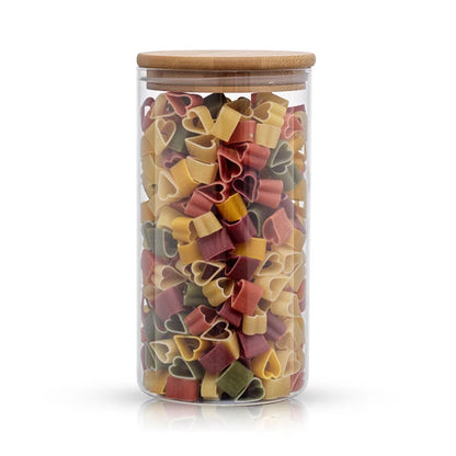 6-Piece Glass Storage Jars with Airtight Lids