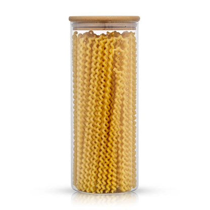 6-Piece Glass Storage Jars with Airtight Lids