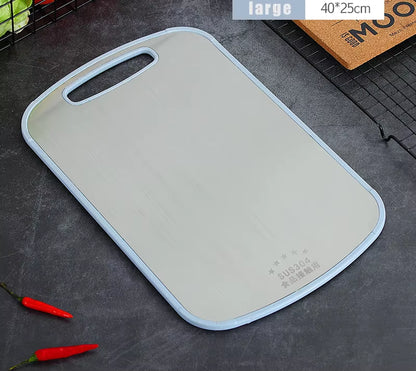 304 Stainless Steel Cutting Board Mildew-Proof Home Kitchen Food Supplement Panel Fruit Rolling Noodle Cutting Board Dough Board