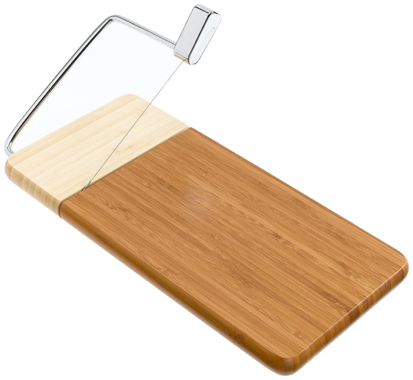 126-B Bamboo Cheese Slicer, 12-Inch by 6-Inch Board