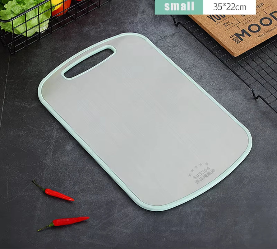 304 Stainless Steel Cutting Board Mildew-Proof Home Kitchen Food Supplement Panel Fruit Rolling Noodle Cutting Board Dough Board