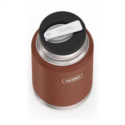 24 Oz. Saddle Stainless Steel Food Jar with Spoon