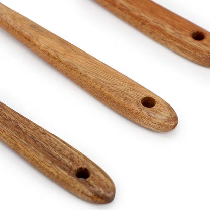 6 Piece Acacia Wood Kitchen Utensil Set