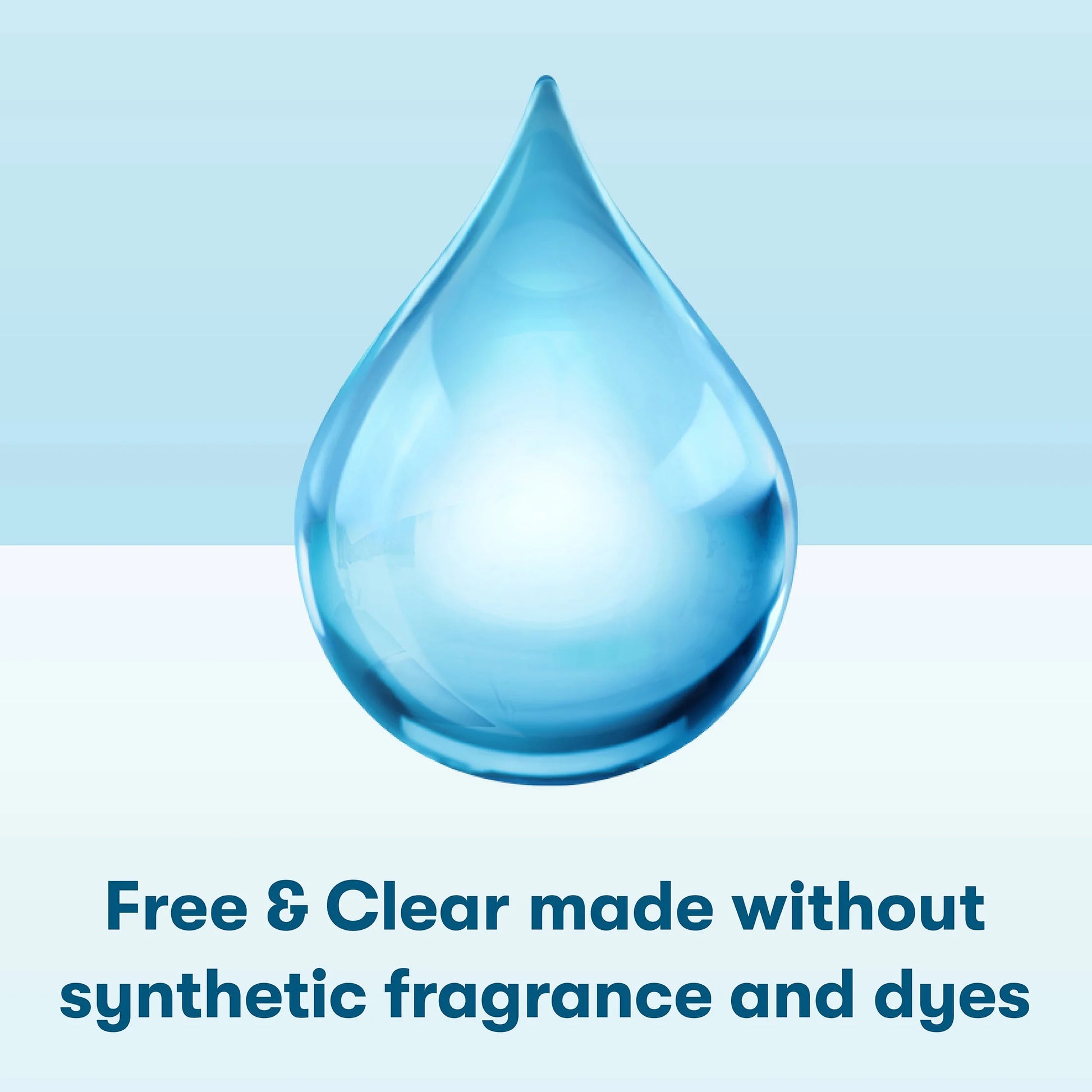 Hypoallergenic Liquid Laundry Detergent, Free & Clear for Sensitive Skin, 120 Loads, 110Oz