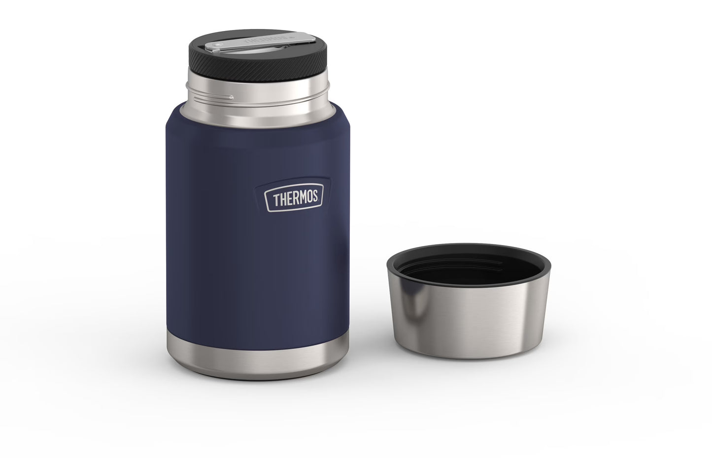 Stainless Steel Insulated Food Jar with Spoon, 24Oz, Mystical Navy