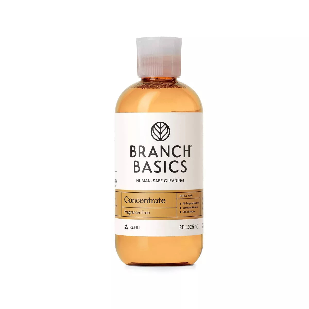 Branch Basics Fragrance-Free Concentrate All-Purpose Cleaner - 8Oz: Multipurpose, Countertops, Cooktops, Bath Tub