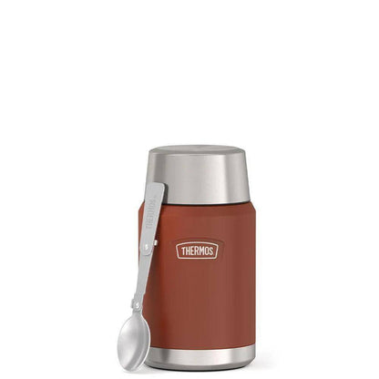 24 Oz. Saddle Stainless Steel Food Jar with Spoon