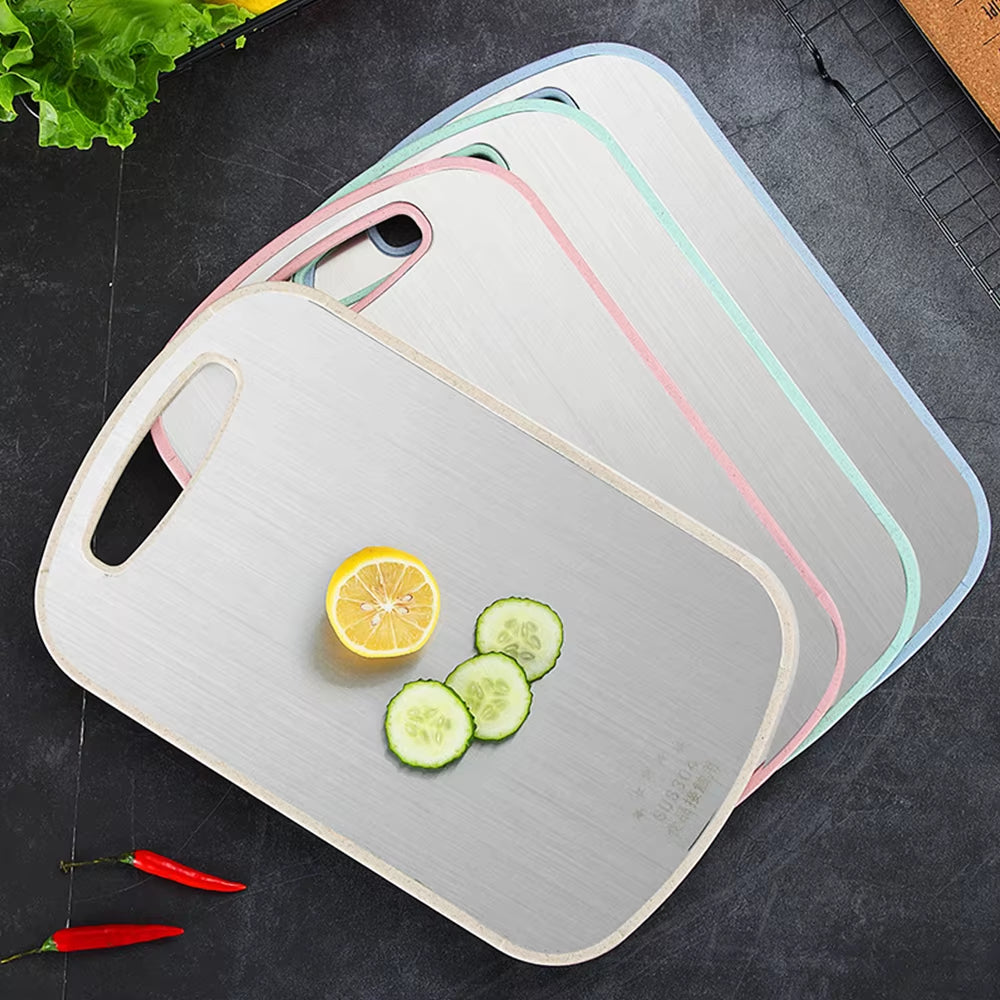 304 Stainless Steel Cutting Board Mildew-Proof Home Kitchen Food Supplement Panel Fruit Rolling Noodle Cutting Board Dough Board