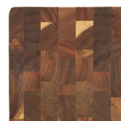 13.75 In. Square Thick Acacia Wood Serving and Cutting Butcher Board