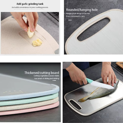 304 Stainless Steel Cutting Board Mildew-Proof Home Kitchen Food Supplement Panel Fruit Rolling Noodle Cutting Board Dough Board