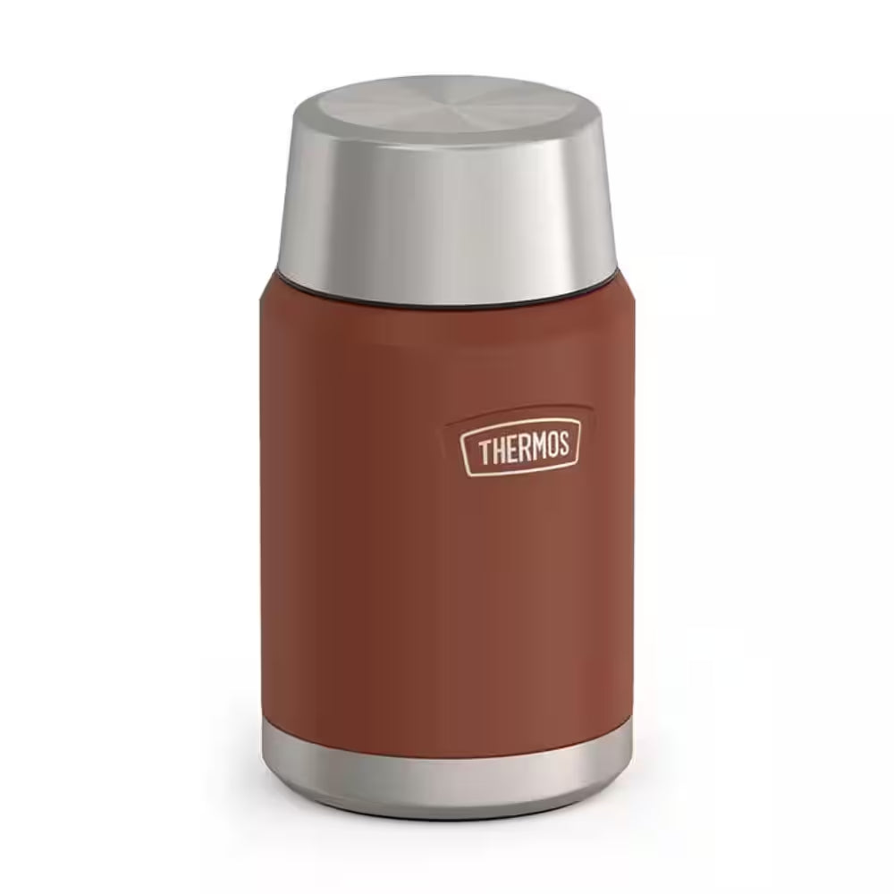24 Oz. Saddle Stainless Steel Food Jar with Spoon